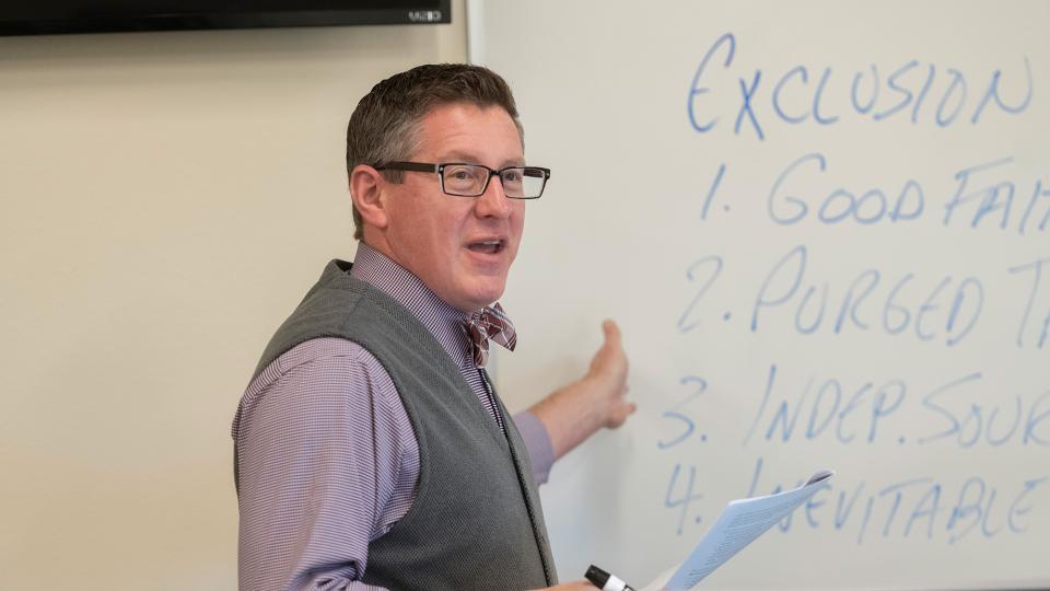 Rich Keilholtz teaching in the classroom
