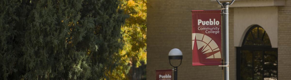 PCC Flags in courtyard