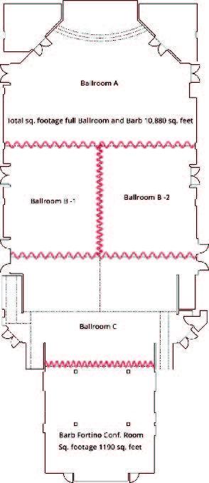Fortino Ballroom Floorplan